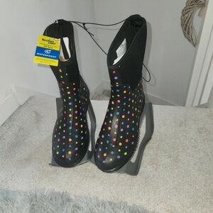 Western Chief Multicolor Polka Dot Rain Boots